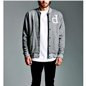 Diamond Supply Co. Men’s Varsity Bomber Snaps Jacket Size M EUC